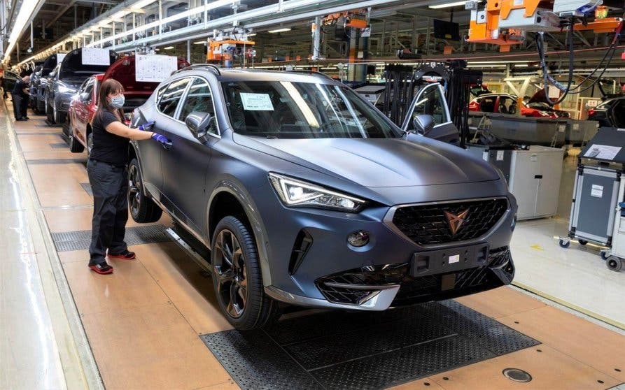  CUPRA Formentor en producción (Martorell). 