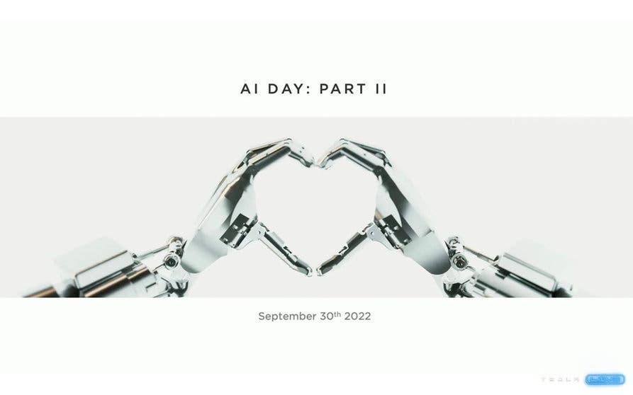  Tesla la fecha del "AI Day: Parte 2" con una imagen muy sugerente 