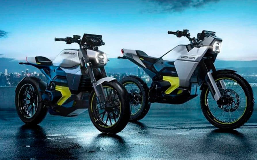 Can-Am vuelve al mercado de las dos ruedas con dos motocicletas eléctricas: Origin, inspirada en el legado de los circuitos Track n' Trail de Can-Am. Y Pulse para los viajes diarios urbanos y pequeños desplazamientos por sus alrededores. 
