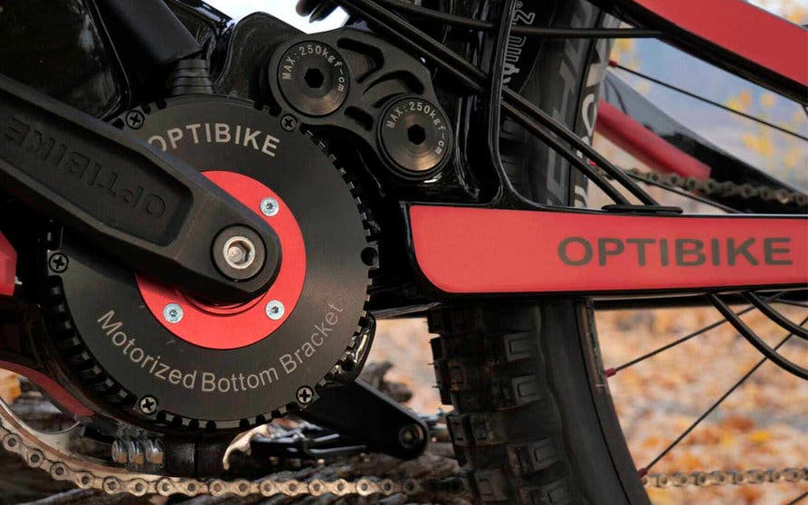  El motor Optibike Powerstorm MBB para bicicletas eléctricas es capaz de alcanzar una potencia punta de 2.500 W manteniendo la potencia nominal de 1.750 W durante horas. 