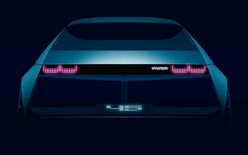  Imagen teaser del nuevo concept eléctrico de Hyundai. 