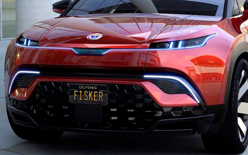  Frontal del próximo SUV eléctrico de Fisker Inc. 