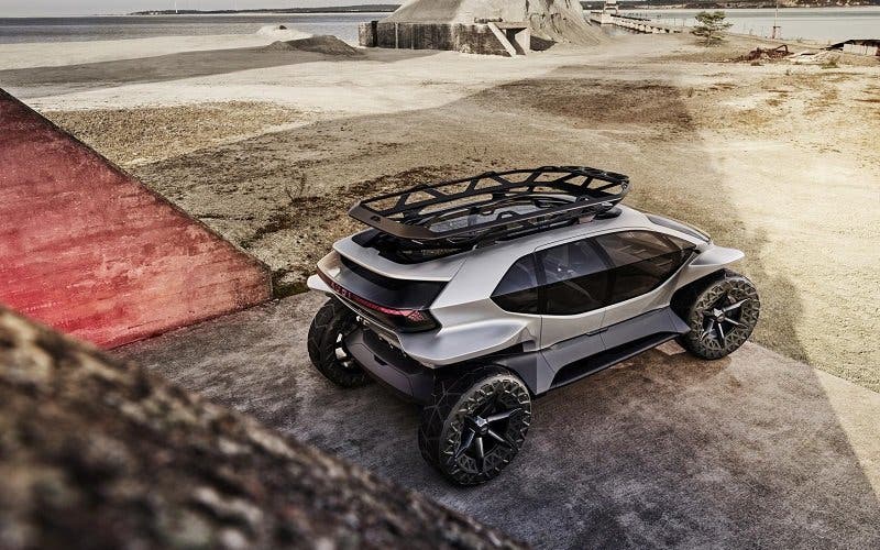  Audi AI:TRAIL quattro: un todoterreno autónomo venido del futuro que usa drones como faros 