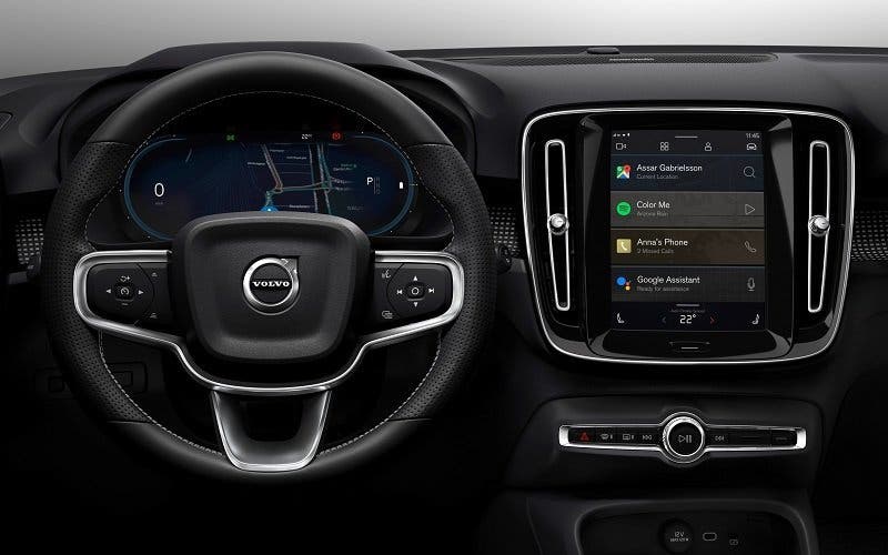  El Volvo XC40 eléctrico estrenará un nuevo sistema multimedia basado en Android 