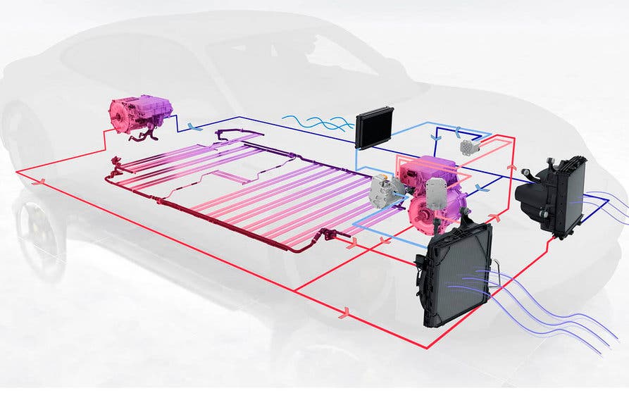  La batería de iones de litio del Porsche Taycan es capaz de admitir una potencia de recarga de hasta 350 kW. Sin embargo, en el momento actualmente, sólo se podrá recargar a 250 kW. 