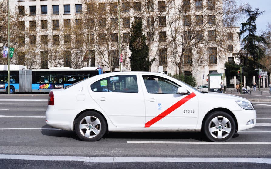  Taxi en Madrid. 