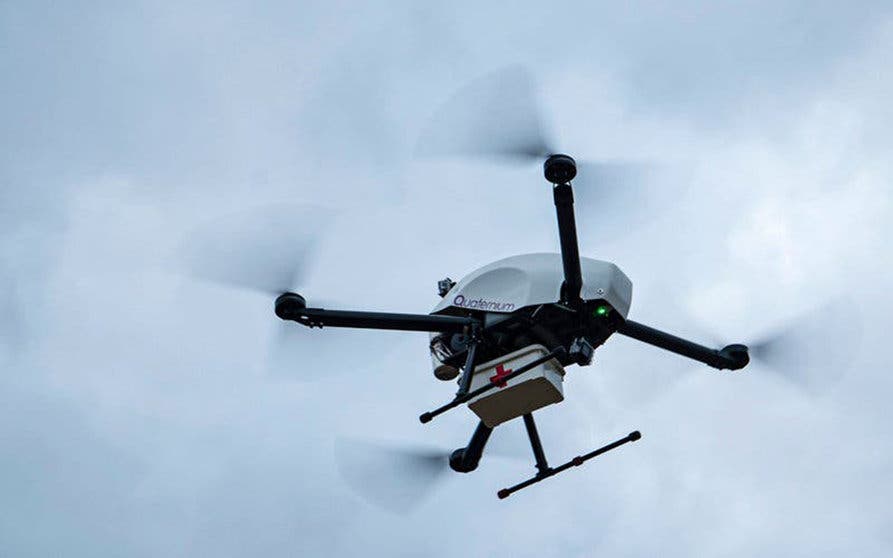  La actividad laboral de los drones se podrá multiplicar gracias al uso del hidrógeno. 