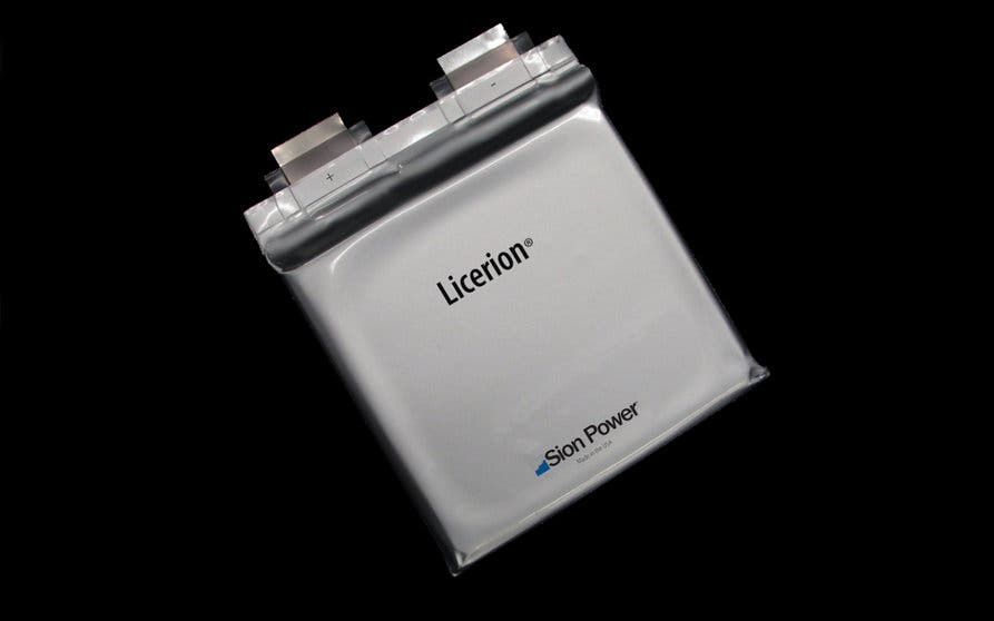  Sion Power presenta una batería de litio capaz de almacenar 400 Wh por kilogramo 