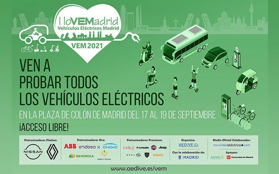  VEM 2021: la feria del vehículo eléctrico de Madrid. 