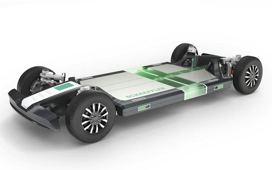  El chasis rodante de Schaeffler es una plataforma flexible y escalable para nuevas soluciones de movilidad sin conductor. 