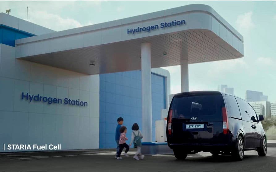  Hyundai confirma la furgoneta eléctrica Staria alimentada por pila de combustible de hidrógeno para la segunda mitad de 2023. 