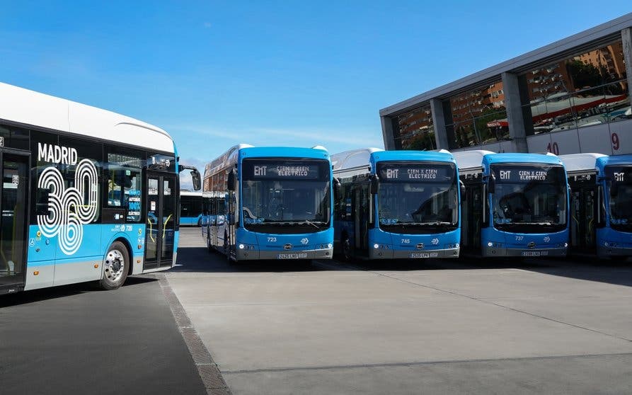  Autobuses eléctricos BYD de la EMT 