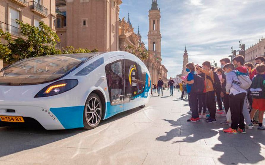  La autocaravana eléctrica y solar Stella Vita en su etapa final en Tarifa. 