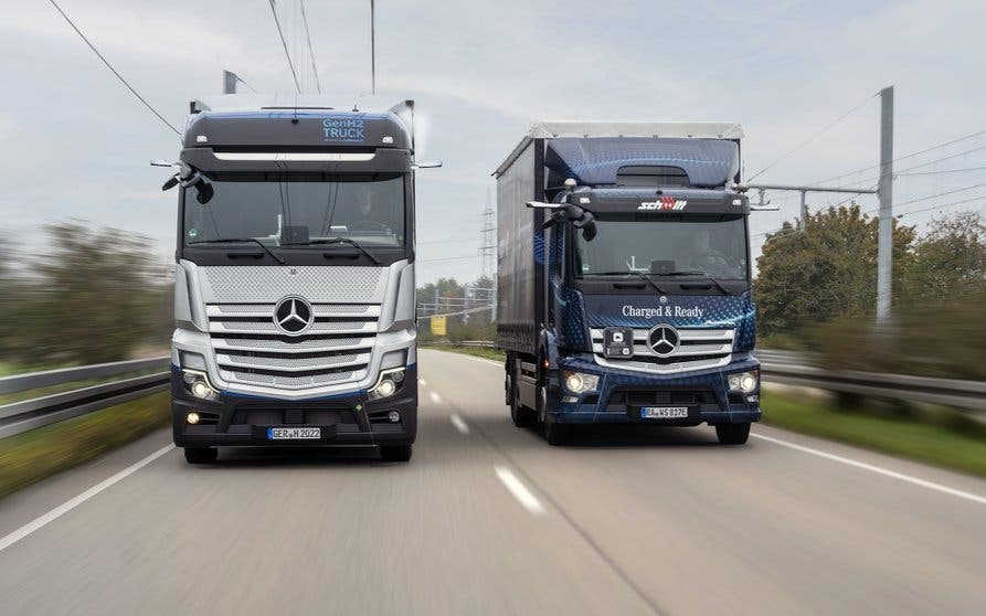  El camión de hidrógeno de Mercedes recibe luz verde para sus pruebas en carretera. 