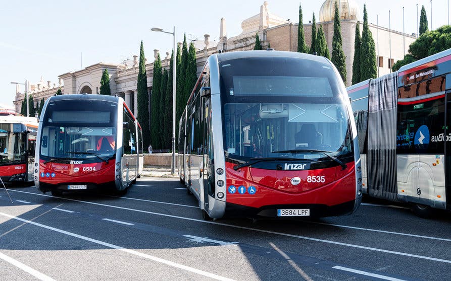  Autobuses eléctricos Irizar de TMB. 