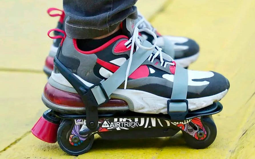  Los Airtrick E-Skates que son objeto de una campaña de microfinanciación en Indiegogo son la solución para aquellos que no quieren cargar con un patinete eléctrico o cualquier otro VMP que se ofrecen en el mercado actualmente. 
