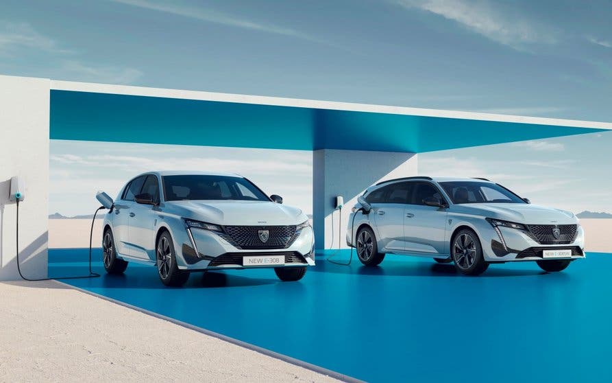  Peugeot e-308: la versión eléctrica del 308 ya es realidad, carrocería SW incluida 