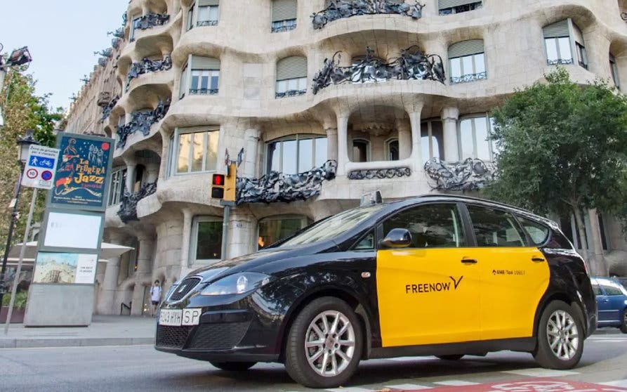  Taxi Free Now de Barcelona. 