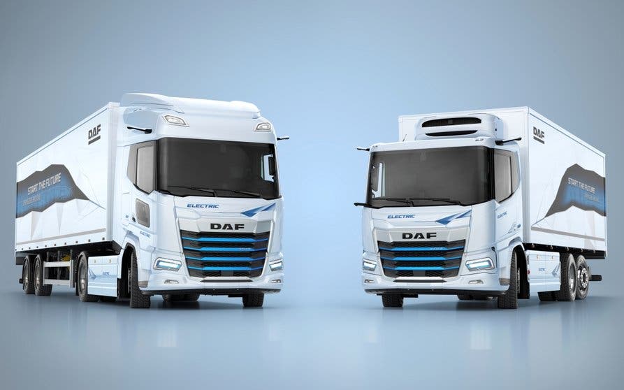  DAF presenta dos nuevos camiones eléctricos con 500 km de autonomía 