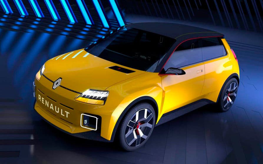  Prototipo del Renault 5 eléctrico presentado en 2021 en el que se basará la versión de producción que se lanzará en 2024 y que todavía no tiene nombre y que no debería reemplazar el nombre de su predecesor 