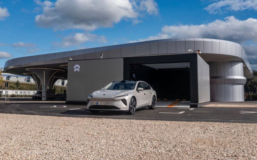  NIO inaugura en Alemania su nueva estación de intercambio de baterías para coches eléctricos 