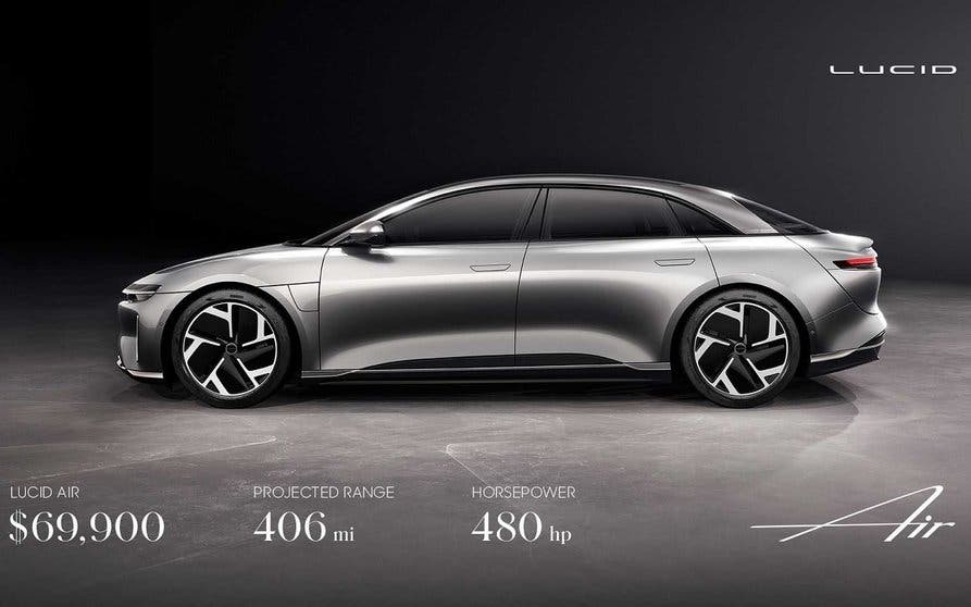  Lucid Motors revela la versión de acceso del Lucid Air. 