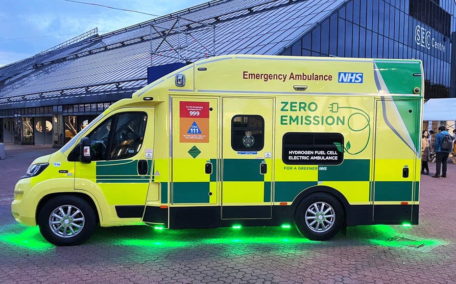  La COP26 recibe la visita de la primera ambulancia de hidrógeno del mundo 