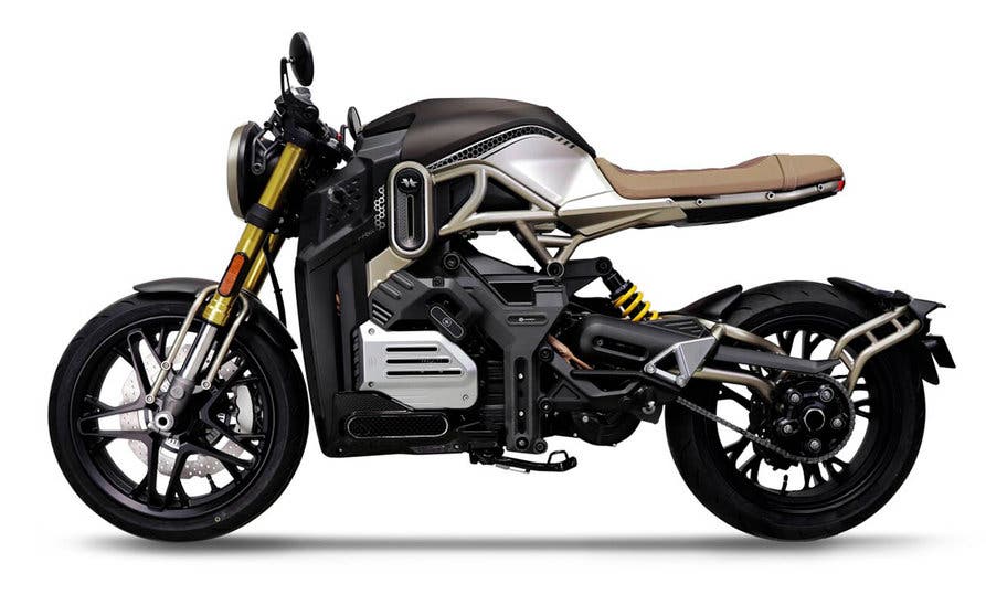  Ottobike Group se ha presentado en el EICMA de Milán exhibiendo un prototipo espectacular de una motocicleta eléctrica tipo Café Racer. 