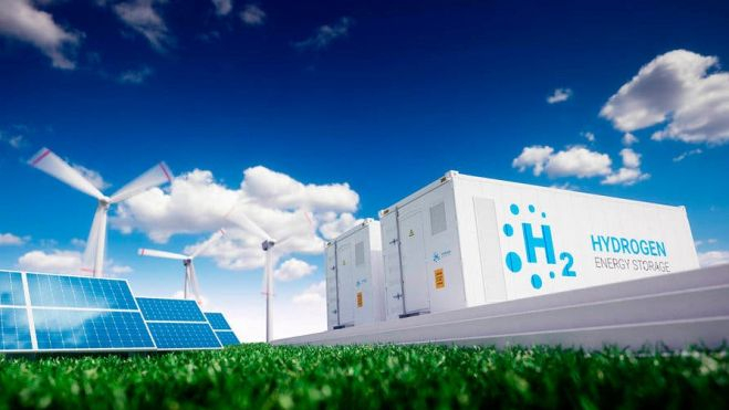 El hidrógeno verde, obtenido a partir de fuentes de energía renovable, una alternativa más práctica que eficiente para la electrificación del transporte pesado. El hidrógeno verde, obtenido a partir de fuentes de energía renovable, una alternativa más práctica que eficiente para la electrificación del transporte pesado.
