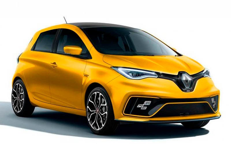  Render del futuro Renault ZOE RS. 