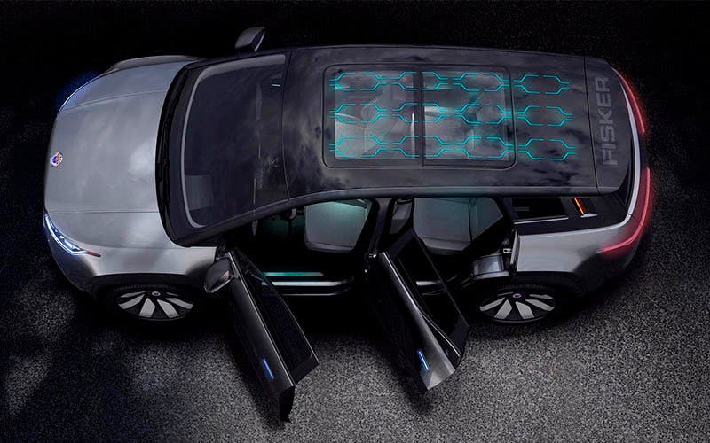  Fisker Ocan, el SUV eléctrico vegano con techo solar. 