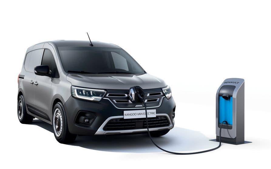  Nueva Renault Kangoo Furgón E-TECH eléctrica: hasta 300 kilómetros de autonomía 