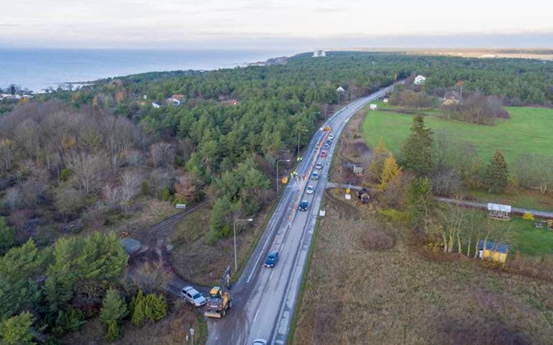  Arranca la construcción del primer tramo de prueba de carretera eléctrica sueca dotada de un sistema de recarga dinámica por inducción. 