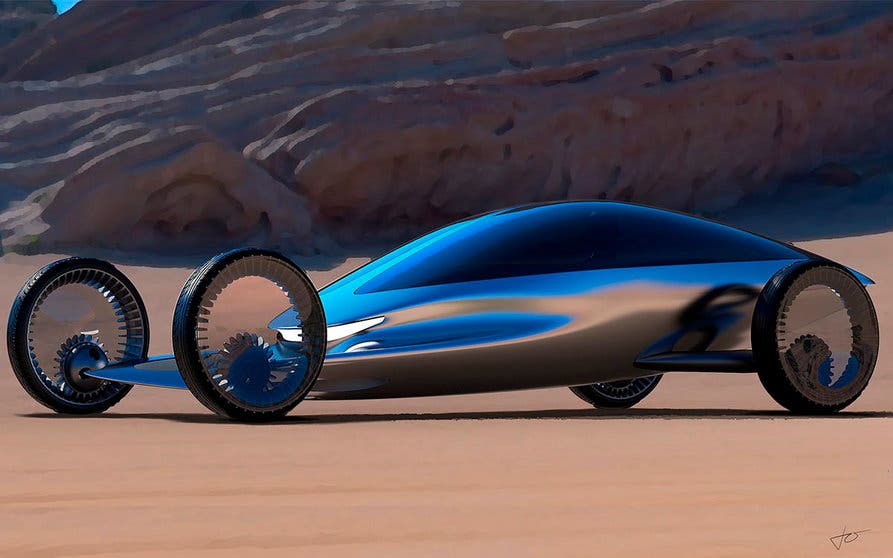  Este es LOIR Coupé, un coche que demuestra lo que puede cambiar la manera de propulsarse si se emplea tecnología eléctrica. 