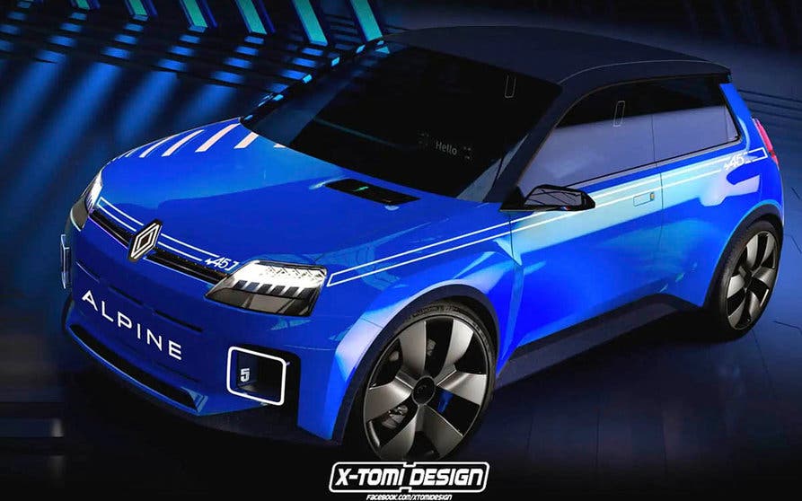  Alpine comenzará su andadura como marca independiente en 2024 con el lanzamiento de una versión deportiva del R5 eléctrico. / IMAGEN: X-Tom Design. 