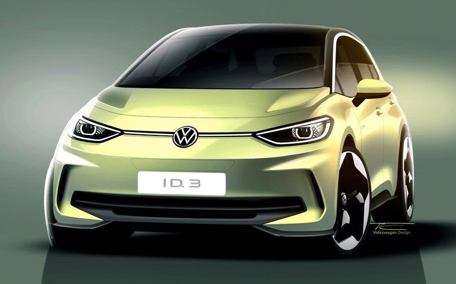  Boceto del nuevo Volkswagen ID.3 