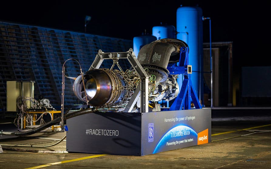  Rolls-Royce y EasyJet se unen para desarrollar el primer motor de avión impulsado por hidrógeno 
