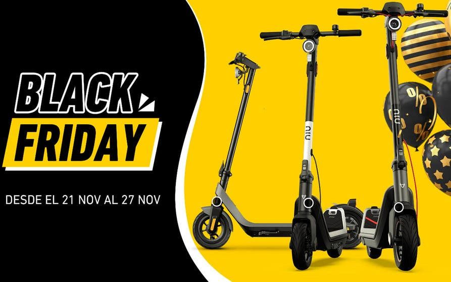  Durante la semana del Black Friday, NIU ofrece descuentos muy importantes en sus patinetes eléctricos a través de la plataforma de Amazon. 