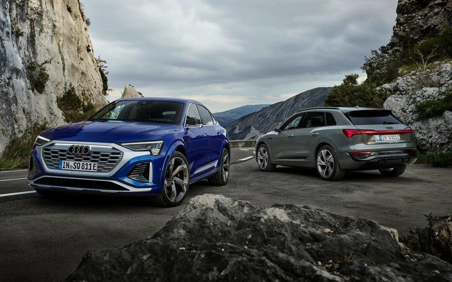  Dos carrocerías y tres versiones mecánicas forman la familia del Audi Q8 e-tron 