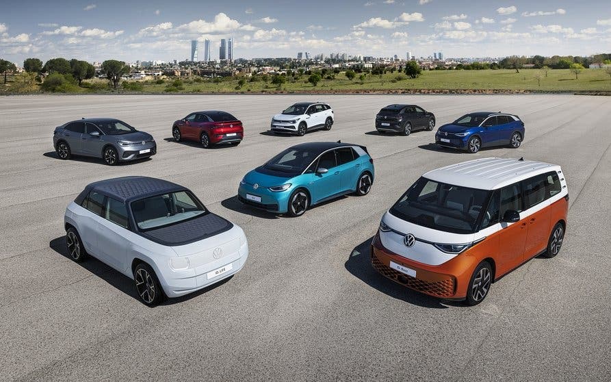  Familia ID. eléctrica de Volkswagen. 