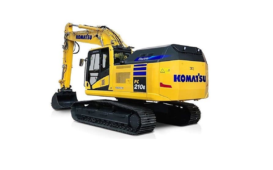  Komatsu presenta su primera excavadora totalmente eléctrica: estas son sus prestaciones 