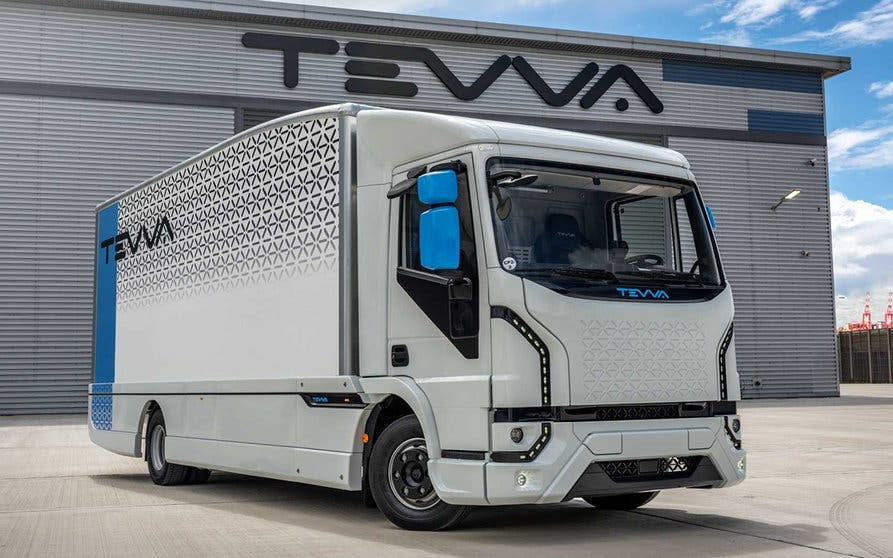  El camión eléctrico de 7,5 toneladas de Tevva presentará una segunda variante mecánica con pila de combustible de hidrógeno a finales de 2023. 