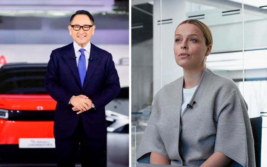  Akio Toyoda, CEO de Toyota, yFredricka Klaren, jefa de Sostenibilidad de Polestar,  mantienen posturas completamente diferentes con respecto al futuro de la industria del automóvil en 2030. 