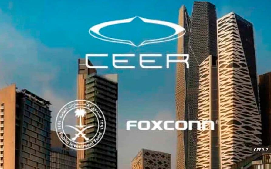  Ceer será la nueva marca de coches eléctricos de Arabia Saudí, con tecnología BMW y fabricados por Foxconn. 