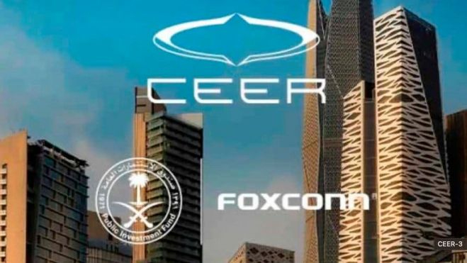  Ceer será la nueva marca de coches eléctricos de Arabia Saudí, con tecnología BMW y fabricados por Foxconn. 