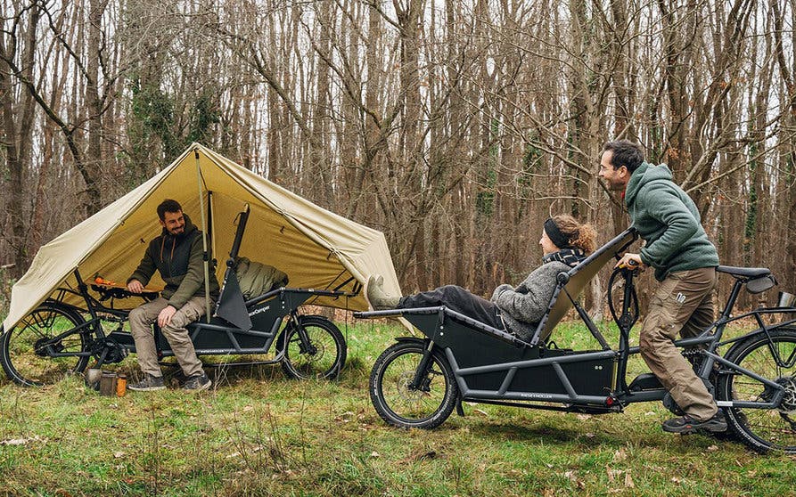 La SpaceCamper Bike podrá adaptarse a cualquier tipo de práctica fuera de casa.