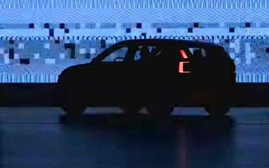 Hasta el momento esta es la única imagen que Volvo ha dejado ver acerca del EX30 eléctrico.