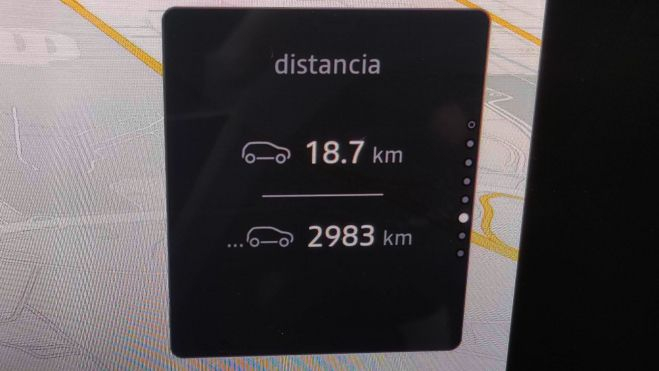 La distancia total de este recorrido, ida y vuelta, es de 18,7 kilómetros