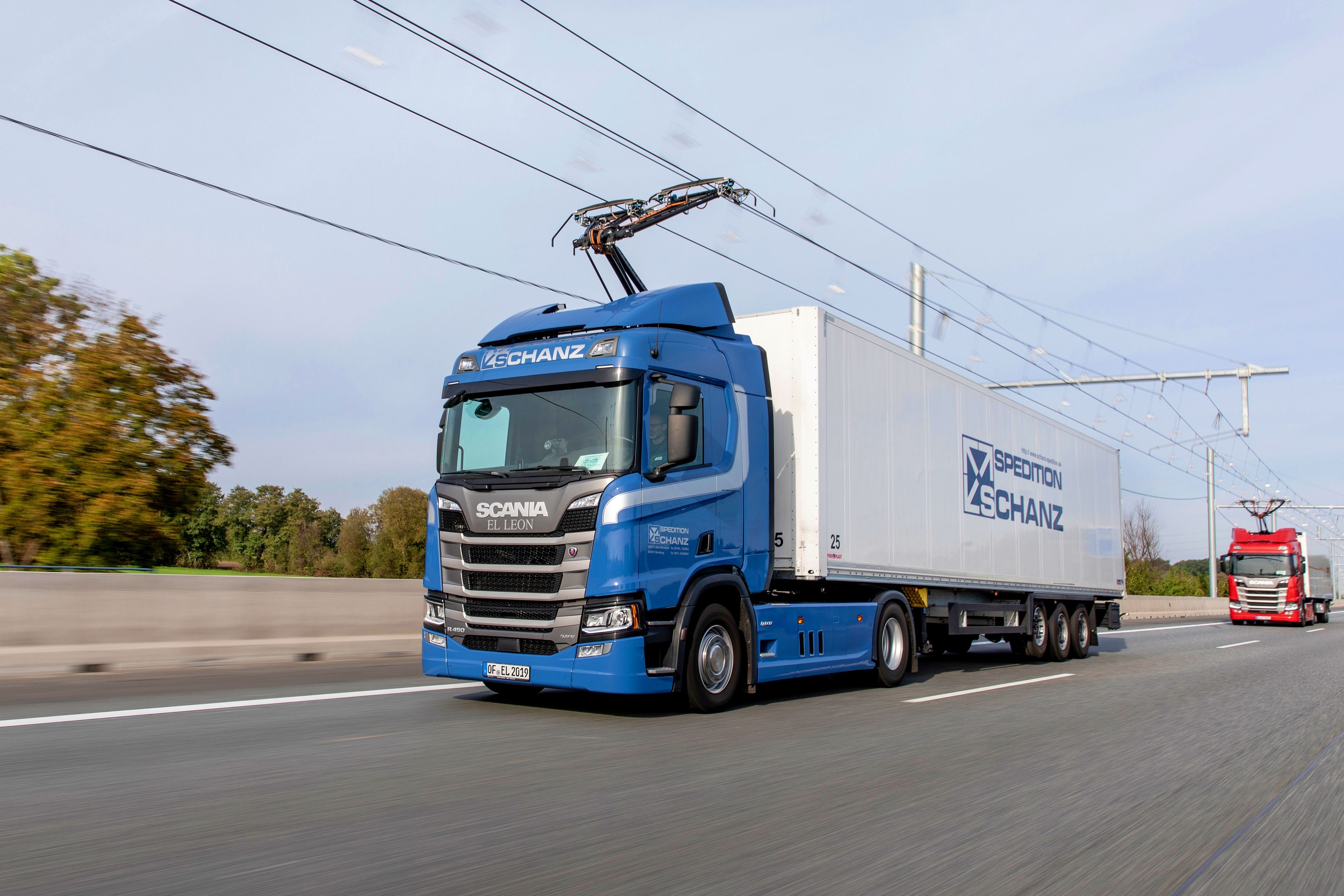 La carretera electrificada es un proyecto conjunto de Scania y Siemens, entre otros.