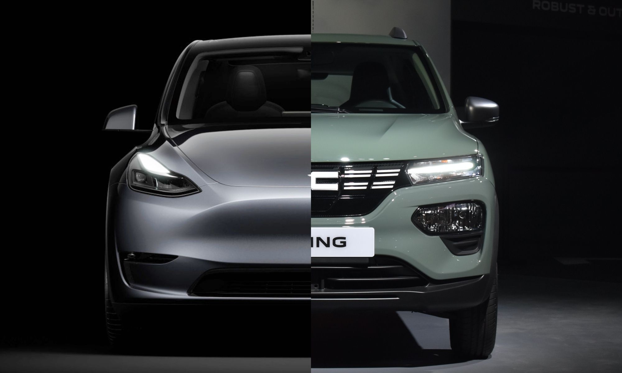 Los contrastes brillan entre los dos coches eléctricos más vendidos de Europa en enero.